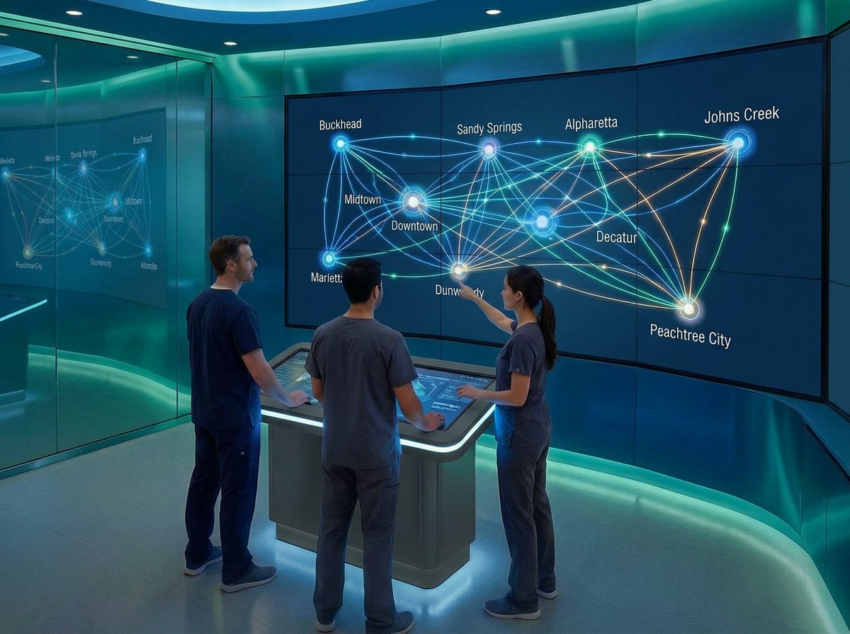 Intelligent AI scheduling dashboard for multi-location dental practices